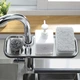 Полка на душевую штангу и смеситель с фиксатором MBM HOME BP-23 BLACK пластиковая черная - изображение 6