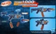 Blaster zabawkowy Hasbro Nerf Loadout Cyberlight Ghost z podświetleniem LED (5010996347152) - obraz 5