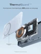 Бездротова зарядна станція Ugreen W757 3 в 1 MagSafe Qi2 25W для iPhone/Watch/AirPods складана Блакитний (65901) - зображення 7