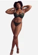 Комплект білизни Victoria’s Secret Зелений 36D-M - изображение 1