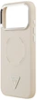 Панель Guess Triangle Logo MagSafe для Apple iPhone 17 Pro Max Beige (3666339515706) - зображення 5