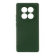 Чохол для Xiaomi Redmi Note 14 Pro 4G Silicone Cover Full Camera (A) Dark Green - зображення 1