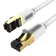 Патч-корд Vention Cat.7 SFTP RJ45 10 Гбит/с 600 МГц 1.5 м Серый (ICDHG) - изображение 1