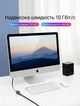Кабель-удлинитель Vention Cat 7 FTP RJ45 10 Гбит/с плоский 0.5 м Черный (ICBBD) - изображение 4