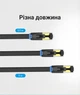 Патч-корд Vention CAT 8 SSTP RJ-45 Плоский 40 Гбіт/с 2000 МГц 1.5 м Чорний (IKCBG) - зображення 15