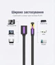 Кабель-удлинитель Vention Cat 7 FTP Ethernet RJ45 10 Гбит/с 600 МГц Плоский 1 м Черный (ICBBF) - изображение 13