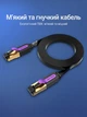 Патч-корд Vention Cat 7 U/FTP RJ45 15 м 10 Гбит/с Плоский Черный (ICABN) - изображение 6