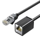 Кабель-удлинитель сетевой Ugreen NW112 CAT6 FTP RJ45 1000 Мбит/с 3 м Черный (11282) - изображение 1