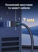 Патч-корд Ugreen NW153 Cat 8 RJ45 F/FTP 40 Гбит/с 2000 МГц нейлоновая оплетка 10 м Черный (30795) - изображение 5