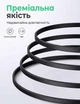 Патч-корд Ugreen NW134 CAT 8 S/FTP Ethernet RJ-45 плоский 40 Гбит/с 2000 МГц 2 м Черный (70672) - изображение 2