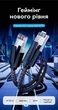 Патч-корд Vention CAT 8 SFTP RJ-45 40 Гбіт/с 2000 МГц бавовняне обплетення 5 м Чорний (IKOBJ) - зображення 2