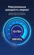 Патч-корд Vention Cat6A UTP RJ45 20 м Черный, 10 Гбит/с, поворотный 360°, угловой 90°, тонкий 3.8 мм (IBSBQ) - изображение 6