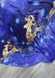 Покрывало на кровать, диван плюш (200×230см) Рождество, синий - изображение 2