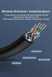 Патч-корд Vention Cat7 SFTP RJ45 10 Гбит/с 600 МГц 2 м Черный (ICDBH) - изображение 6