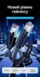 Патч-корд Vention CAT 8 SFTP RJ45 40 Гбіт/с 2000 МГц 12 м в обплетенні Чорний (IKOBM) - зображення 2