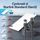 Кабель сетевой Vention Cat5e RJ45 для Starlink Standard Gen3 и Mini 1 Гбит/с экранированный IP67 15 м Серый (IACHN) - изображение 5