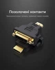 Адаптер Vention HDMI - DVI-I (24+5) штекер-гніздо двосторонній 1080P 60Hz Чорний (ECCB0) - зображення 8