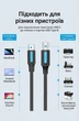 Кабель для принтера Vention USB-C - USB-B 2A 480 Мбит/с 1 м Черный (CQUBF) - изображение 3