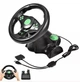 Ігрове кермо з педалями Vibrating Wheel PS3 PC USB з системою вібровіддачі - зображення 1