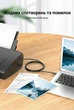 Кабель для принтера Vention USB 2.0 AM-BM 480 Мбит/с 1.5 м Черный (COQBG) - изображение 4