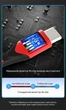 Кабель Vention USB 2.0 USB-A - USB-C 3A QC FCP 480 Мбит/с нейлон 2 м Красный (CODRH) - изображение 5