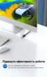 Кабель-подовжувач Vention USB 2.0 AM-AF 480 Мбіт/с 1 м Чорний (CBIBF) - зображення 4