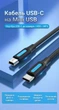 Кабель Vention USB-C - Mini USB 2 м 2A 480 Мбит/с Черный (COWBH) - изображение 2