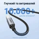 Кабель для принтера Ugreen US369 USB 2.0 USB-A - USB-B 1 м 480 Мбит/с нейлоновая оплетка Черный (80801) - изображение 3