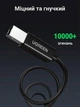 Кабель для принтера Ugreen US241 USB-C - USB-B 2.0 480 Мбіт/с 2 м Чорний (50446) - зображення 3