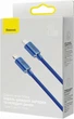 Кабель Baseus Crystal Shine USB-C - Lightning PD 20W 1.2 м Синий (CAJY000203) - изображение 2