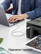 Кабель для принтера Ugreen US241 USB-C - USB-B 2.0 480 Мбит/с 1.5 м Белый (40417) - изображение 7