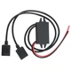 Преобразователь напряжения 12В-5В 3А 2xUSB, скрытая проводка авто - изображение 3