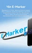 Кабель Vention USB-C - USB-C PD 100W 5A LED-дисплей E-Marker 1.2 м Чорний (TAYBAV) - зображення 7