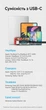 Кабель Vention USB-C - USB-C PD 100W 5A LED-дисплей E-Marker 1.2 м Чорний (TAYBAV) - зображення 12