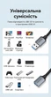 Кабель-удлинитель Vention USB 3.0 1 м 5 Гбит/с хлопковая оплетка Серый (CBLHF) - изображение 8