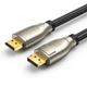 Кабель Ugreen DP112 DisplayPort v1.4 1 м 8K 60Гц 4K 144Гц 32.4 Гбит/с Dynamic HDR Нейлон Черный (60842) - изображение 1