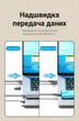 Кабель Vention 4 в 1 USB-A/USB-C - USB-C/Micro USB PD 100W 2 м Синій (CTLLH) - зображення 9