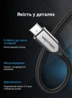 Кабель-подовжувач Vention USB-C 3.1 PD 100W 4K 60Hz 5 Гбіт/с 0.5 м Сірий (TABHD) - зображення 13