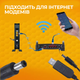 Кабель питания для роутера от павербанка USB DC переходник USB to DC 5.5×2.1 повышающий адаптер 5V–12V шнур для Wi-Fi модема и маршрутизатора конвертер питания бесперебойное питание интернет UPS - изображение 2