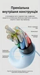 Кабель Vention USB-C - USB-C PD 100W 5A 2 м Рідкий силікон Світло-блакитний (TAWSH) - зображення 9