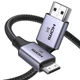 Кабель Ugreen HD163 Mini HDMI - HDMI 2.1 48 Гбіт/с 1 м Чорний, 8K 60Hz, 4K 240Hz, eARC, Dynamic HDR (15514) - зображення 1