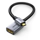 Адаптер Ugreen HD149 Micro HDMI - HDMI 4K 60Hz 25 см Чорний (10553) - зображення 1