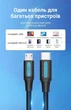 Кабель Vention USB-C - Micro USB 2А 480 Мбит/с OTG TPE 0.5 м Черный (COVBD) - изображение 7