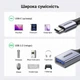 Кабель-переходник Ugreen US378 USB-C - USB 3.0 OTG 5 Гбит/с 15 см Серый (70889) - изображение 2