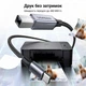 Кабель Ugreen US370 USB-C - USB-B 2.0 480 Мбит/с 1 м нейлоновая оплетка Серый (80805) - изображение 2