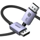 Кабель Ugreen DP118 DisplayPort v2.1 1 м 80 Гбит/с 16K 30Hz, 4K 240Hz Черный (15383) - изображение 1