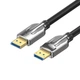 Кабель Vention DisplayPort v2.1 3 м Чорний, 54 Гбіт/с, 16K, 8K 120Hz, 4K 240Hz, Dynamic HDR (HGABI) - зображення 1