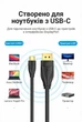 Кабель Vention USB-C — DisplayPort v1.4 2 м 8K 60Гц 4K 144Гц Чорний (CGYBH) - зображення 7