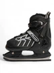 Коньки раздвижные ледовые Banwei 023 размер 35-38 Black-White - изображение 2