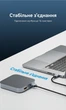 Кабель Vention USB 3.0 Type-A - Type-A 3 м 5 Гбит/с хлопковая оплетка Серый (CTSHI) - изображение 5